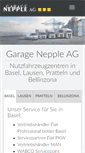 Mobile Screenshot of garage-nepple.ch